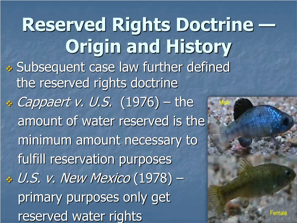 reserved rights doctrine origin and history 4