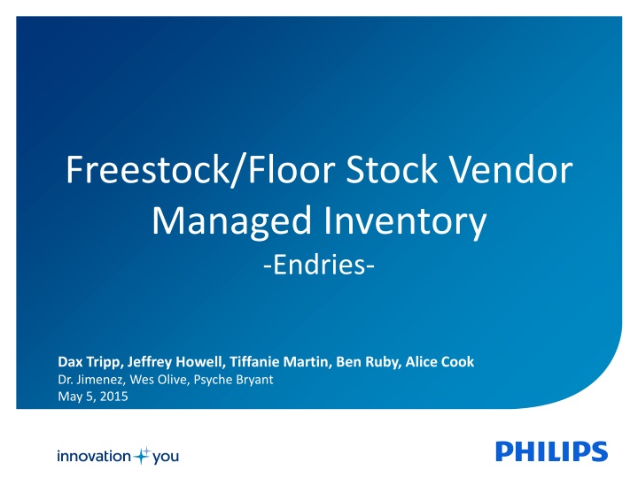 freestock floor stock vendor managed inventory