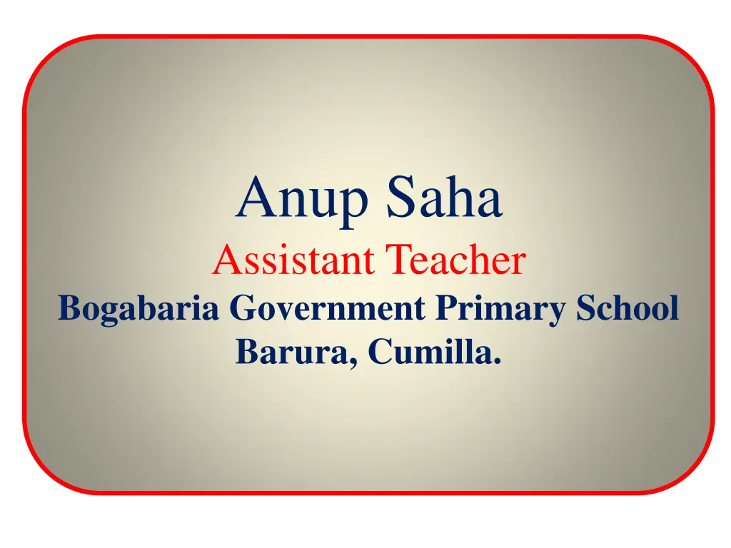 anup saha assistant teacher bogabaria government