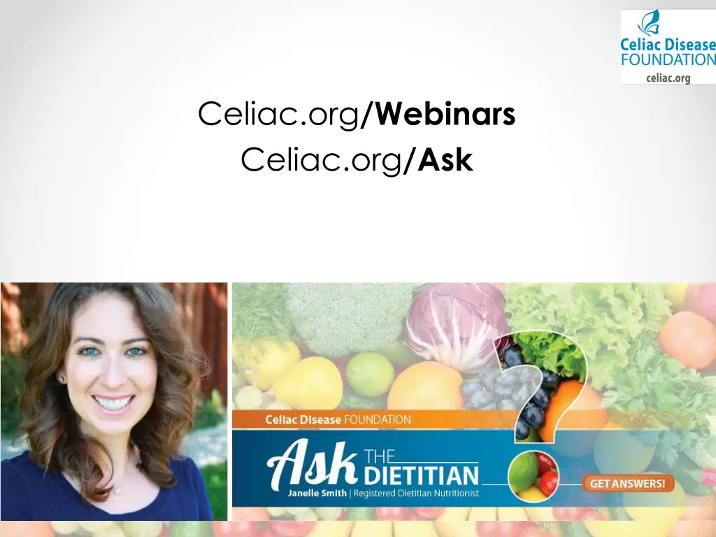 celiac org webinars celiac org ask