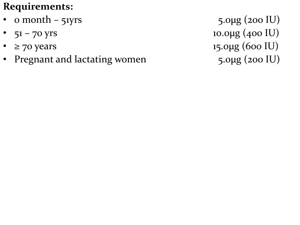 requirements 0 month 51yrs 51 70 yrs 70 years