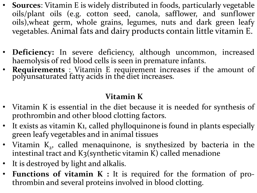 sources vitamin e is widely distributed in foods