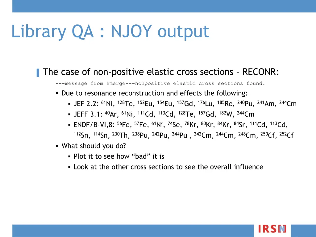 library qa njoy output 2