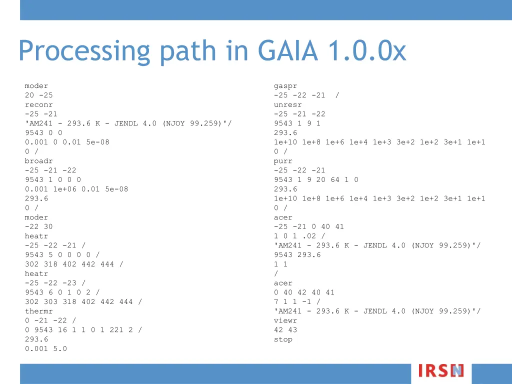 processing path in gaia 1 0 0x