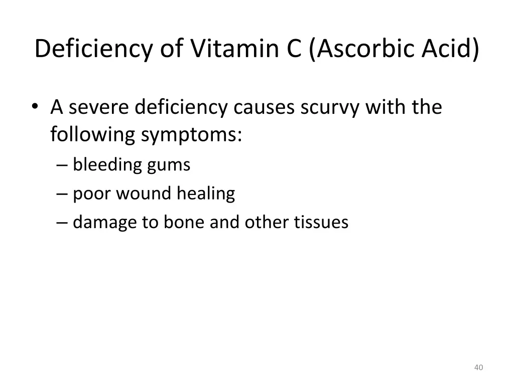 deficiency of vitamin c ascorbic acid 1