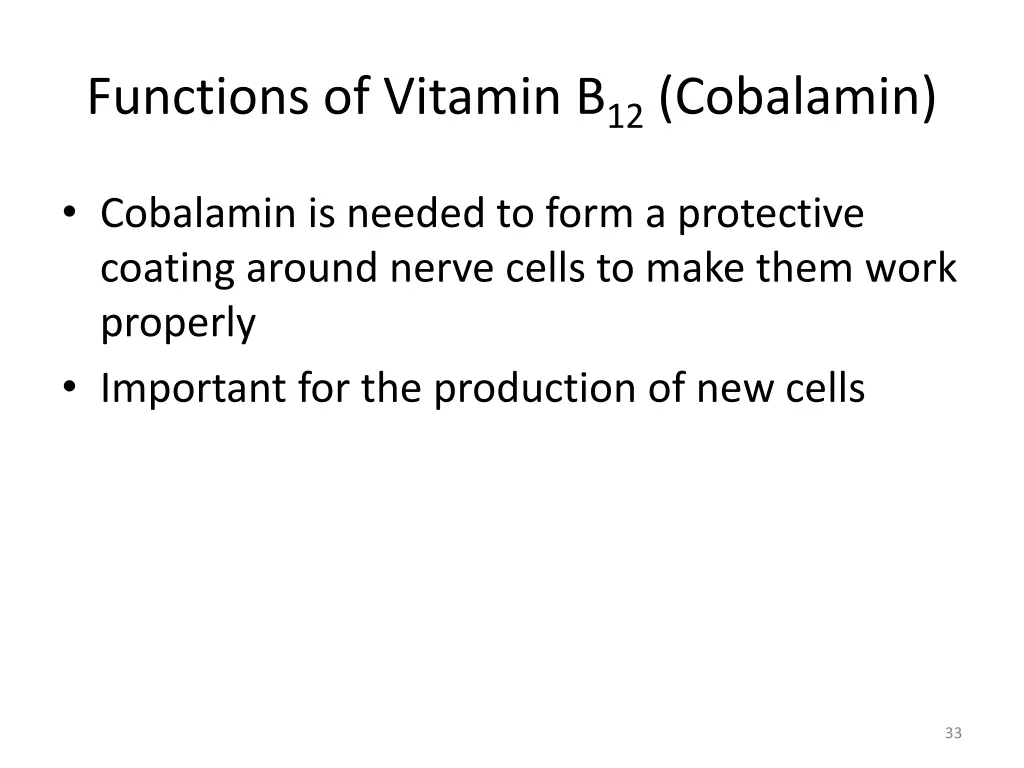 functions of vitamin b 12 cobalamin