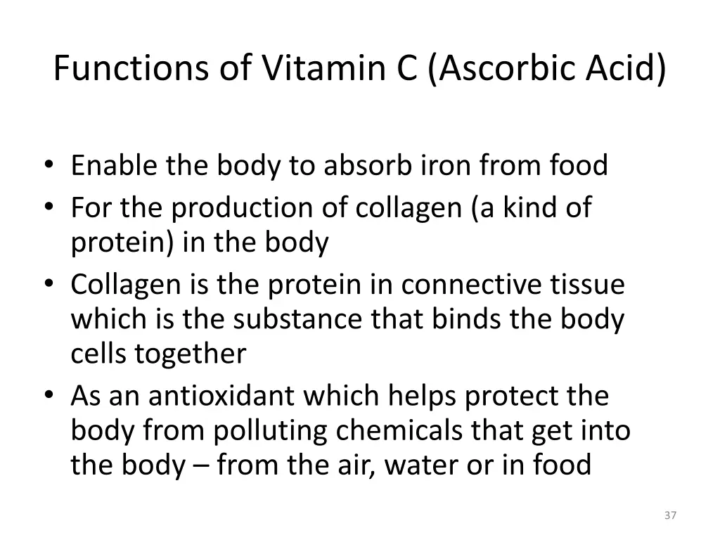 functions of vitamin c ascorbic acid