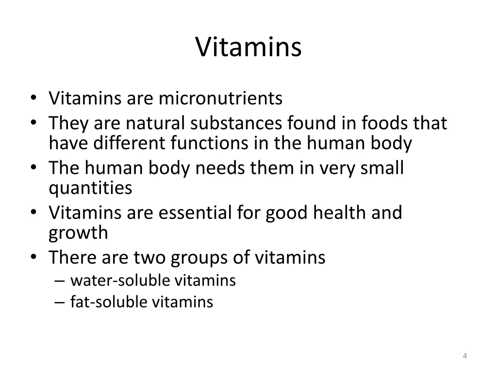 vitamins 1