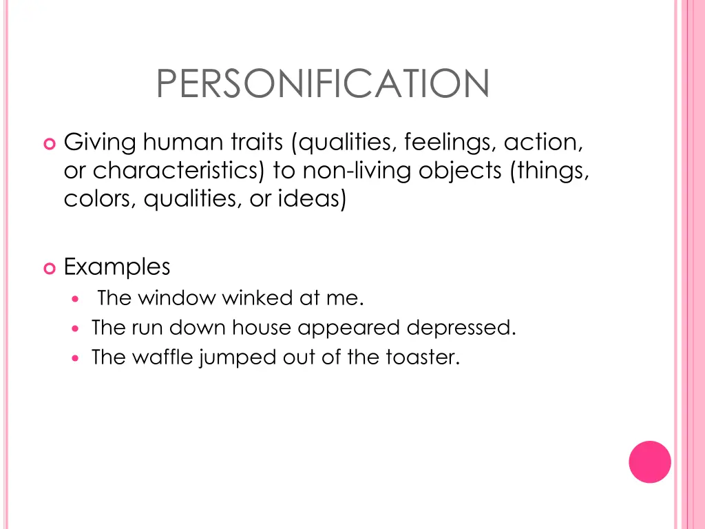 personification