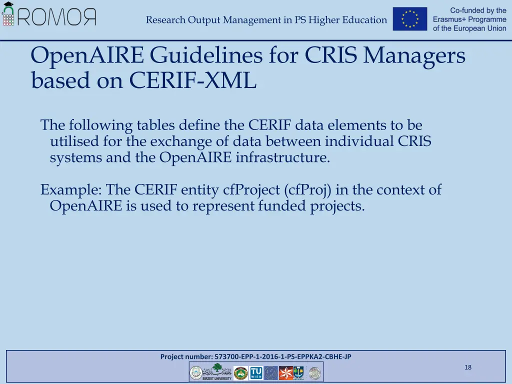 research output management in ps higher education 16