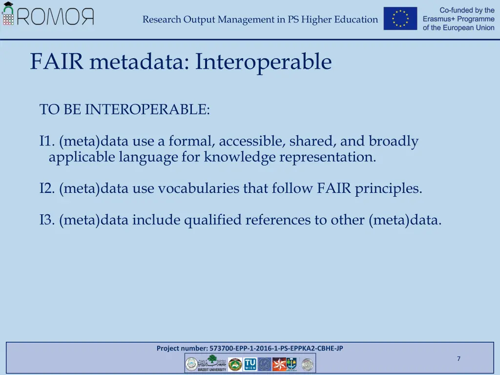 research output management in ps higher education 5