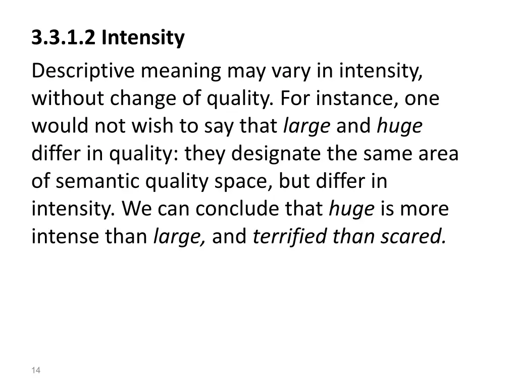 3 3 1 2 intensity descriptive meaning may vary