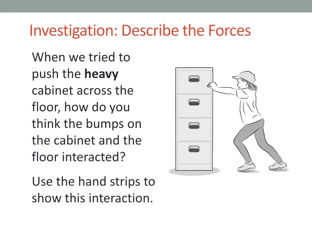 investigation describe the forces 2