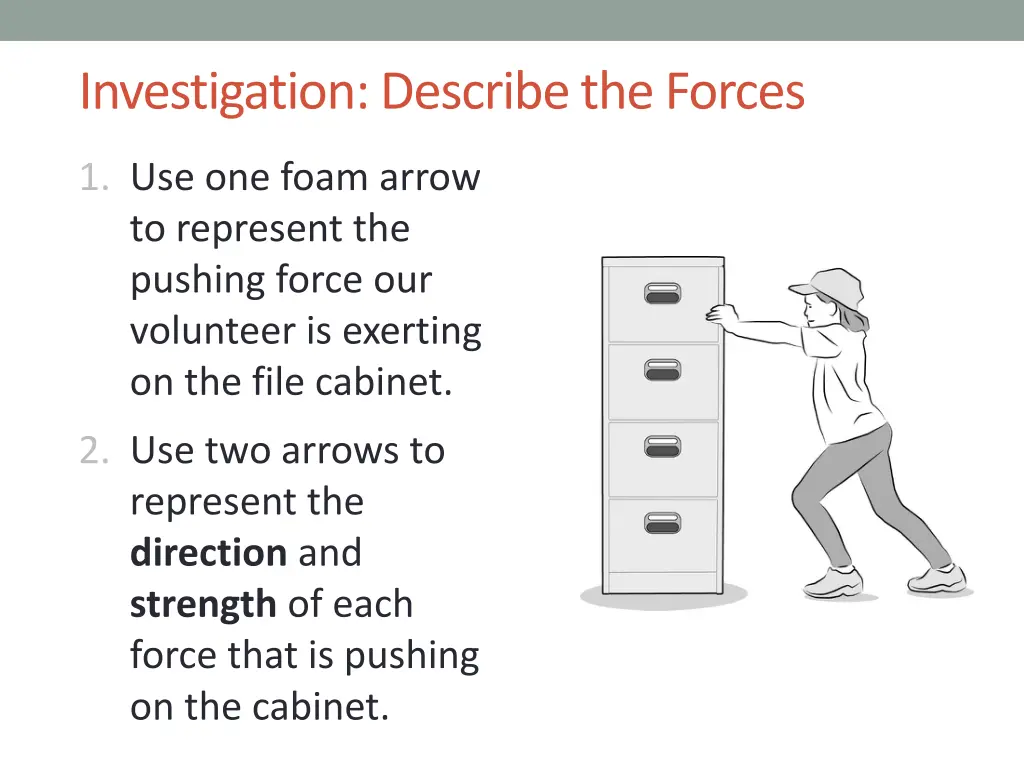 investigation describe the forces