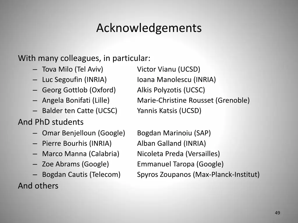 acknowledgements