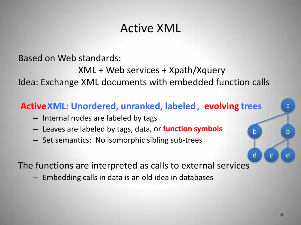 active xml