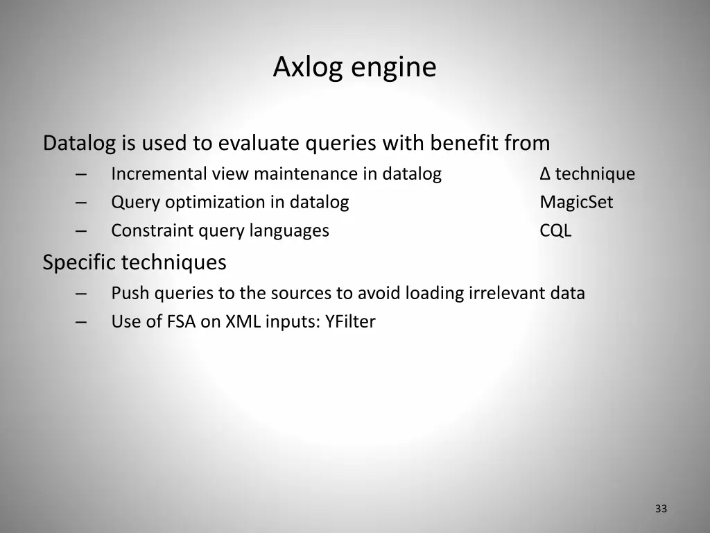 axlog engine