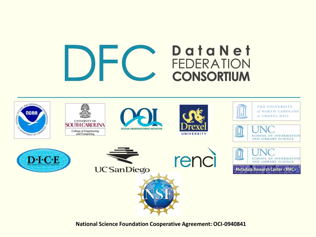 national science foundation cooperative agreement