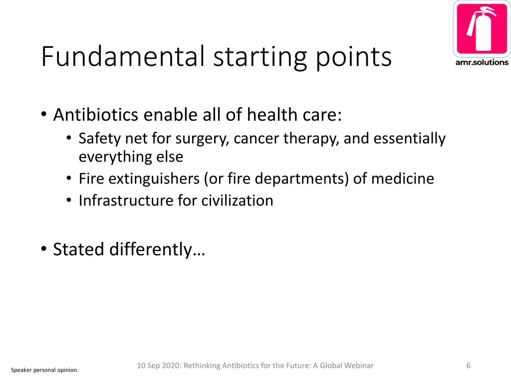 fundamental starting points