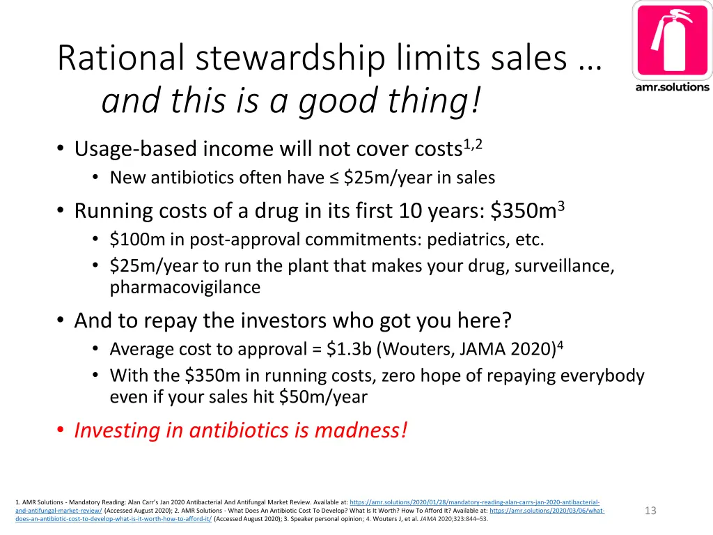 rational stewardship limits sales and this