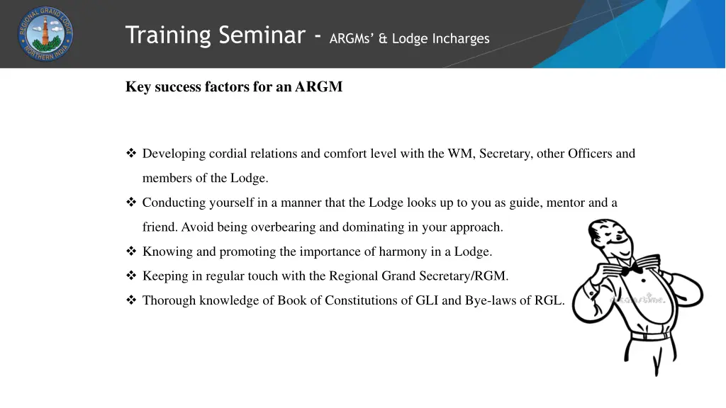 training seminar argms lodge incharges 1