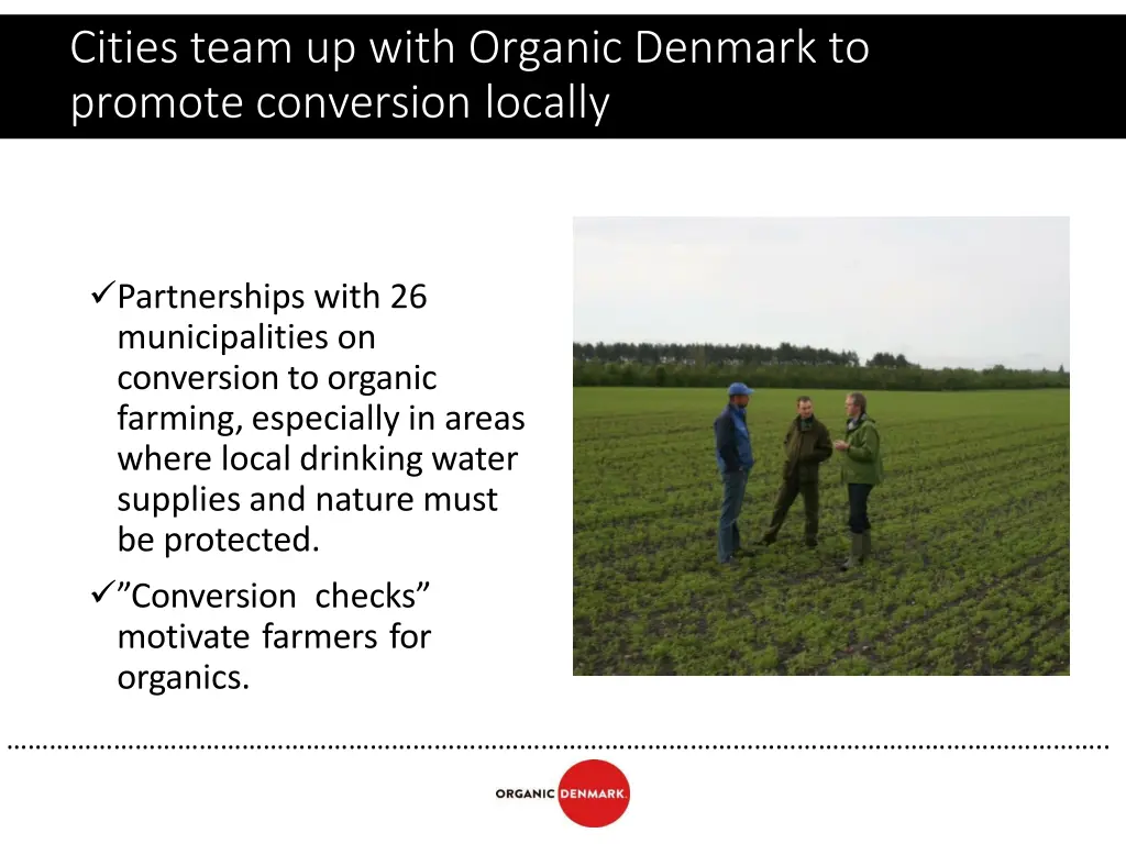 cities team up with organic denmark to promote