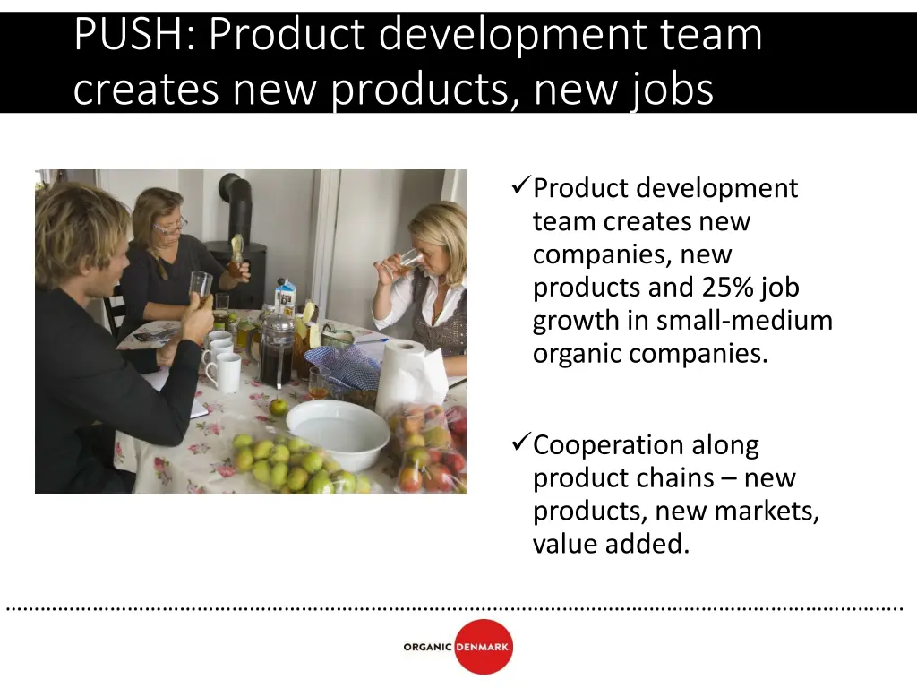 push product development team creates