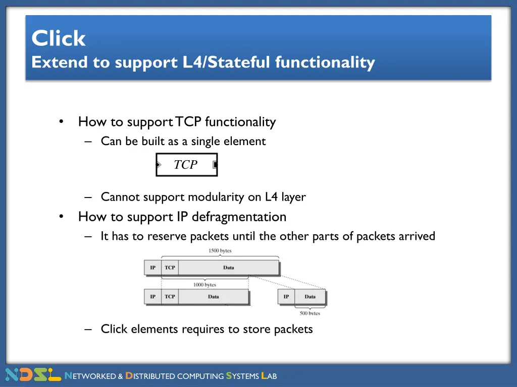 click extend to support l4 stateful functionality