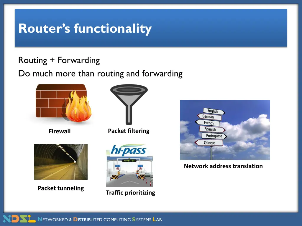 router s functionality