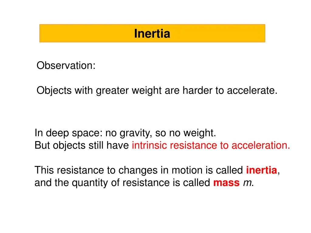 inertia