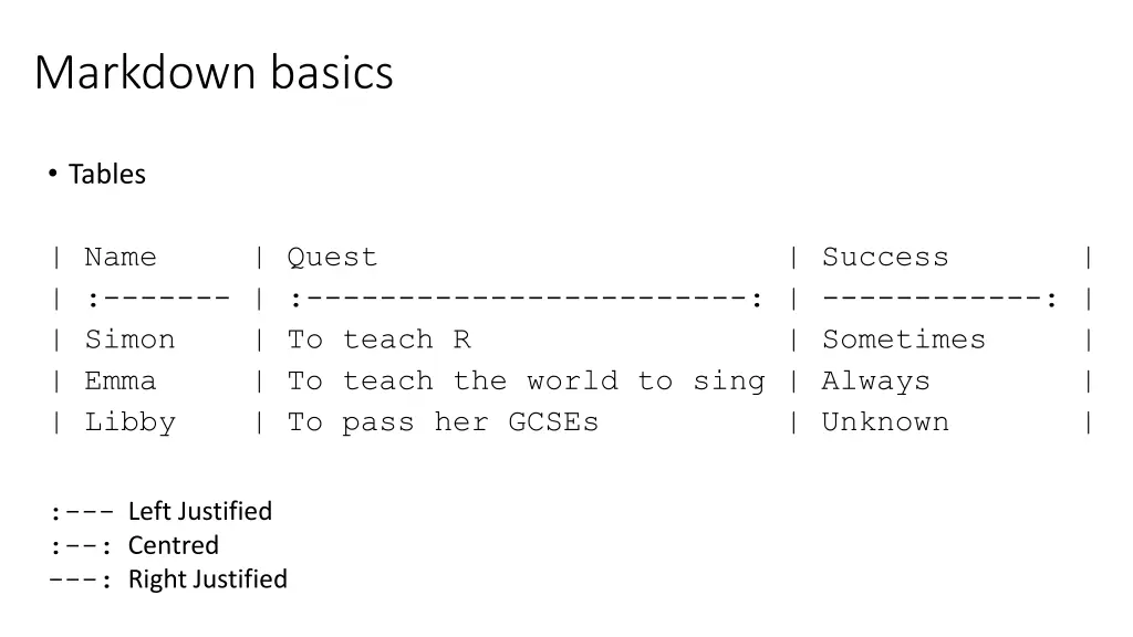 markdown basics 2