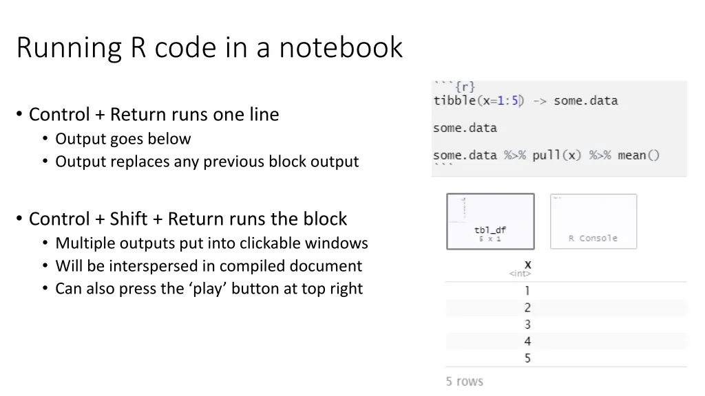 running r code in a notebook