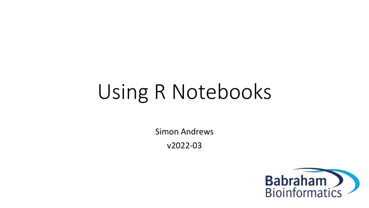 using r notebooks