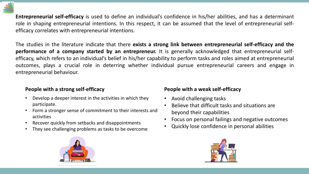 entrepreneurial self efficacy is used to define