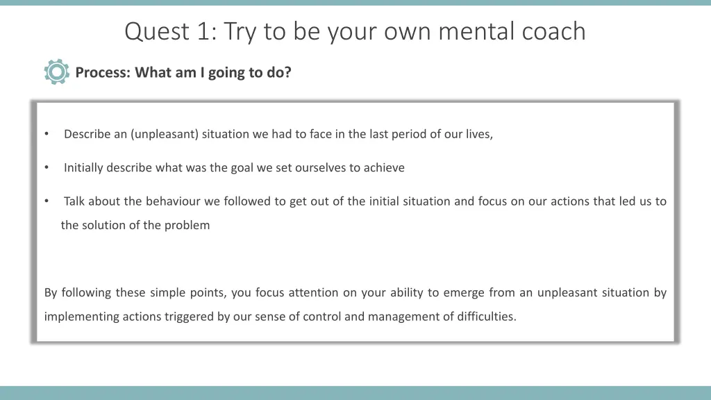 quest 1 try to be your own mental coach 2