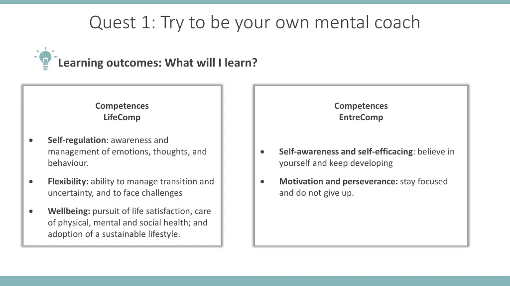 quest 1 try to be your own mental coach 3