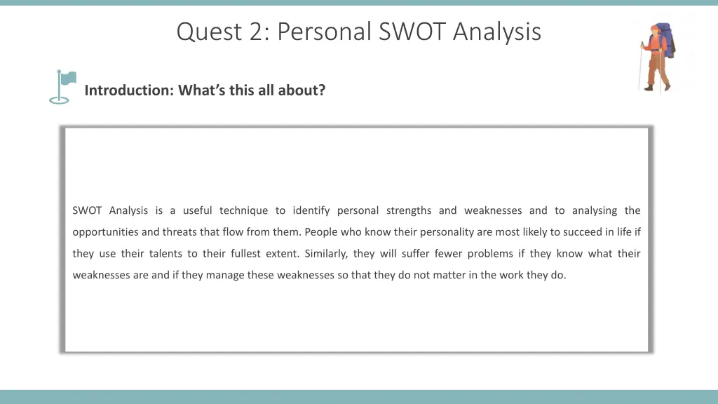 quest 2 personal swot analysis