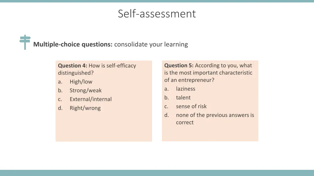 self assessment 1