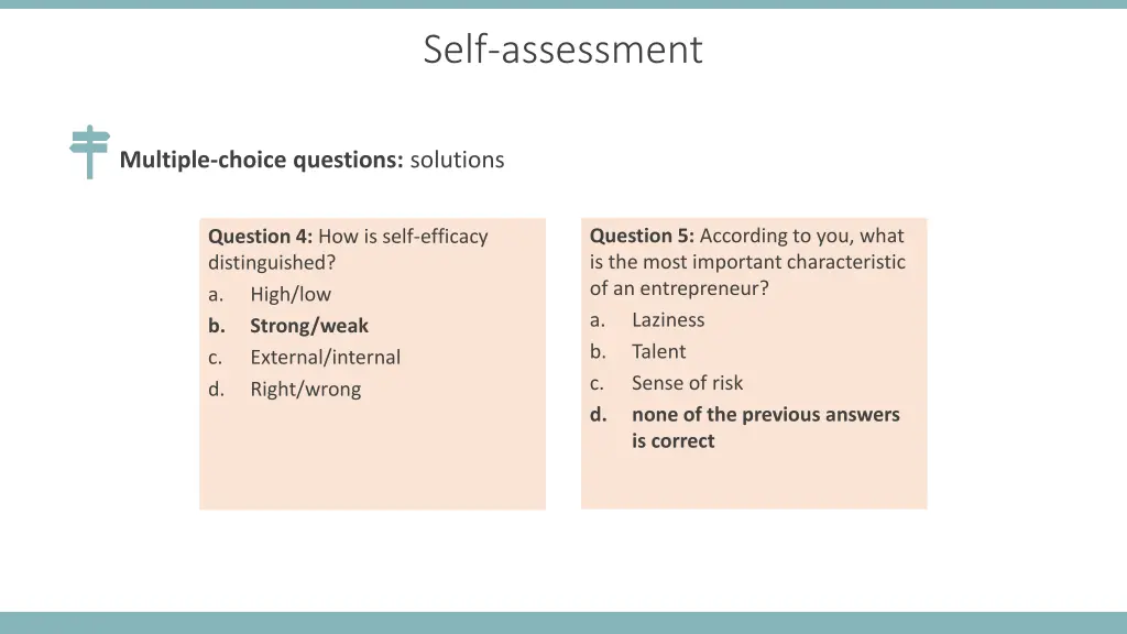 self assessment 3