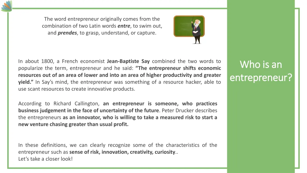 the word entrepreneur originally comes from