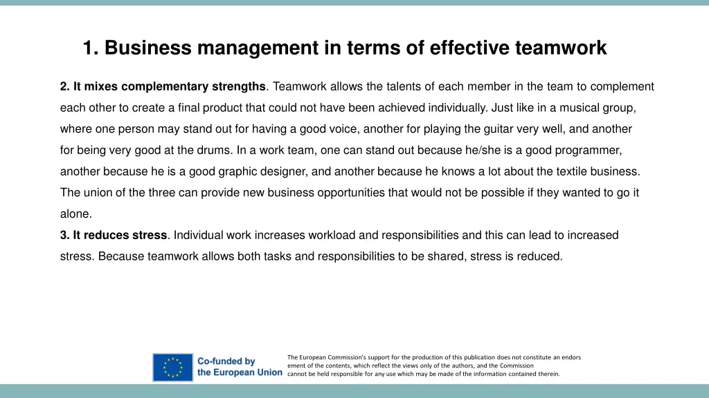 1 business management in terms of effective 2