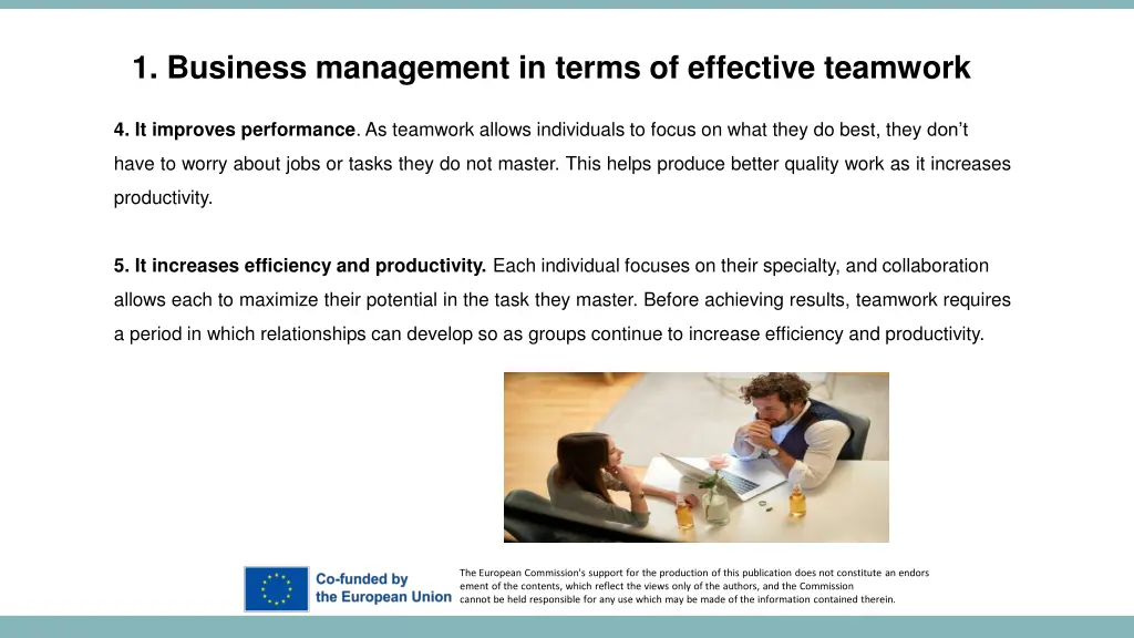 1 business management in terms of effective 3