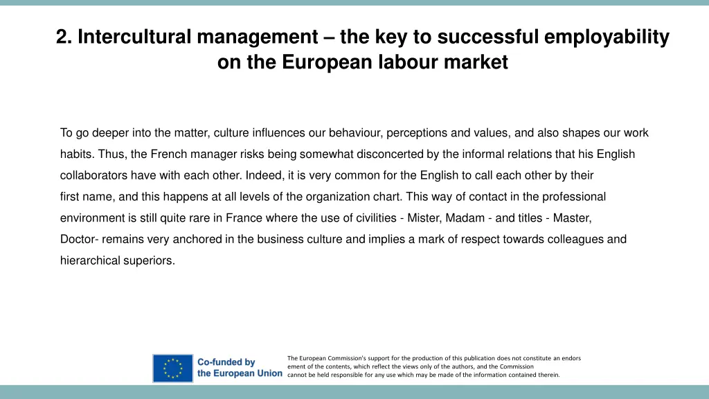 2 intercultural management the key to successful 1