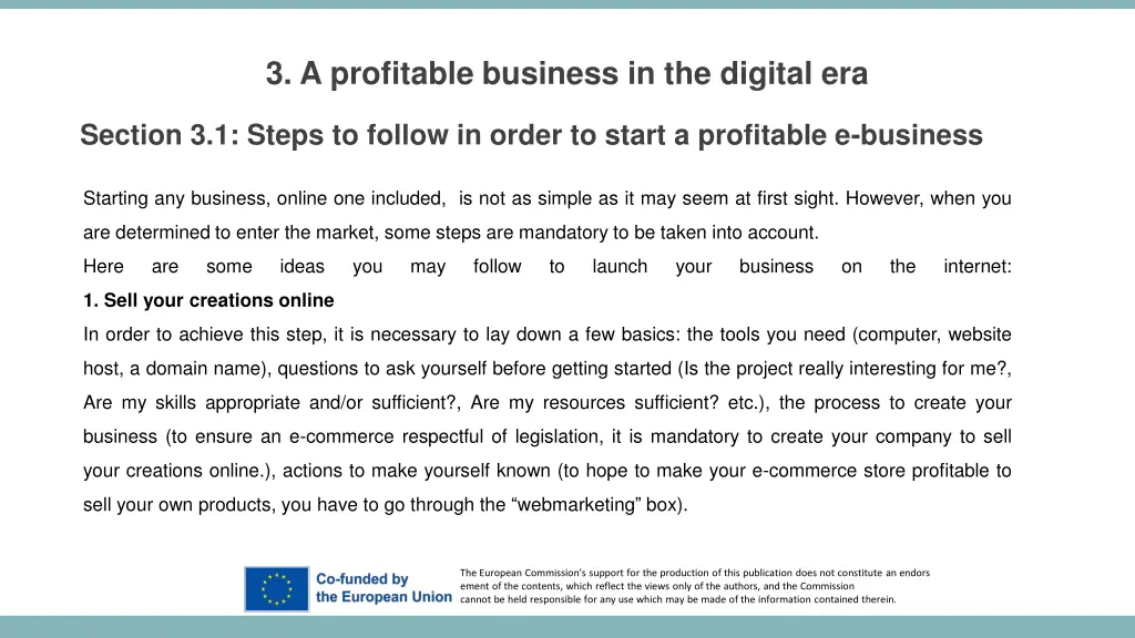 3 a profitable business in the digital era