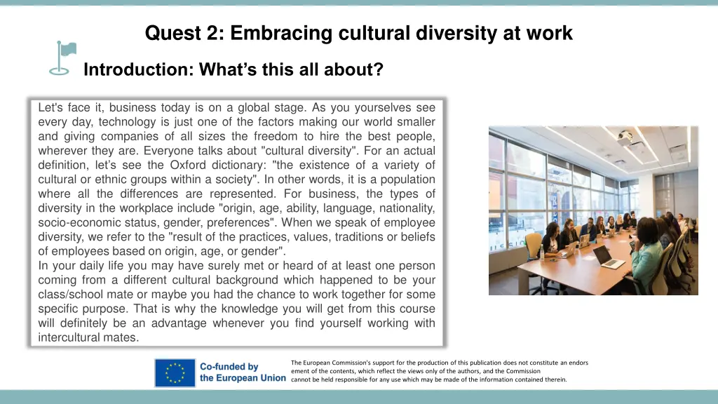 quest 2 embracing cultural diversity at work