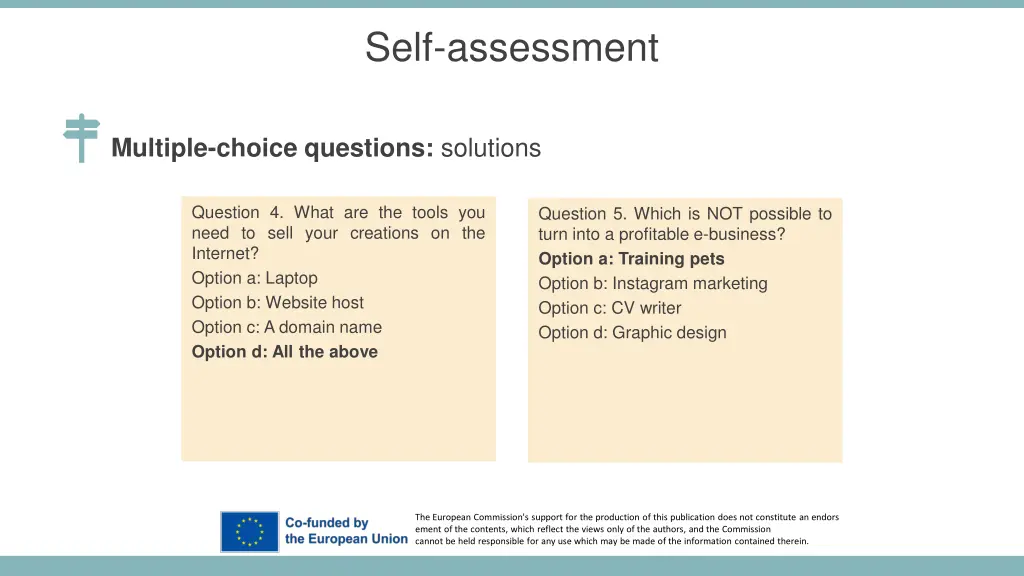 self assessment 3