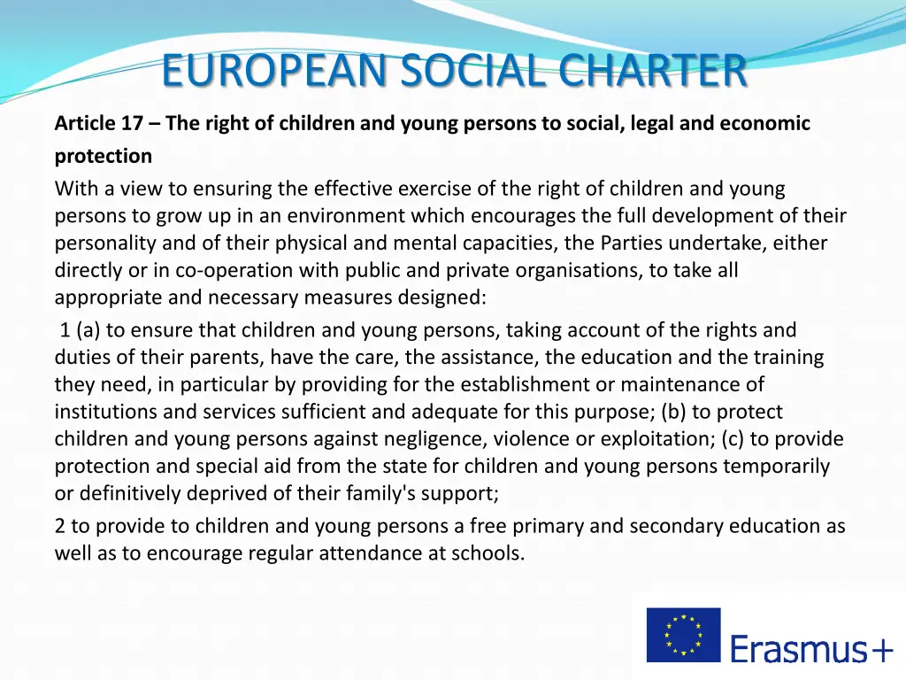 european social charter