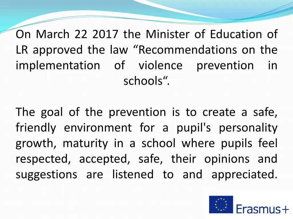 on march 22 2017 the minister of education