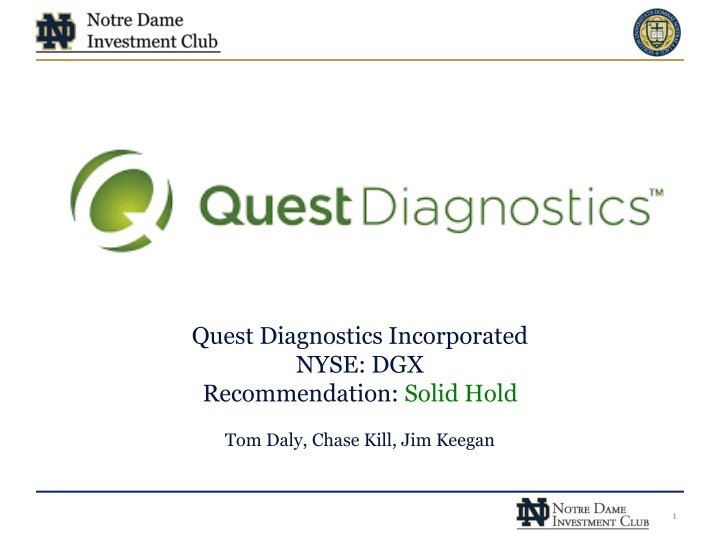 quest diagnostics incorporated nyse