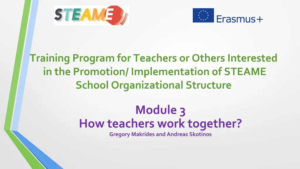 training program for teachers or others